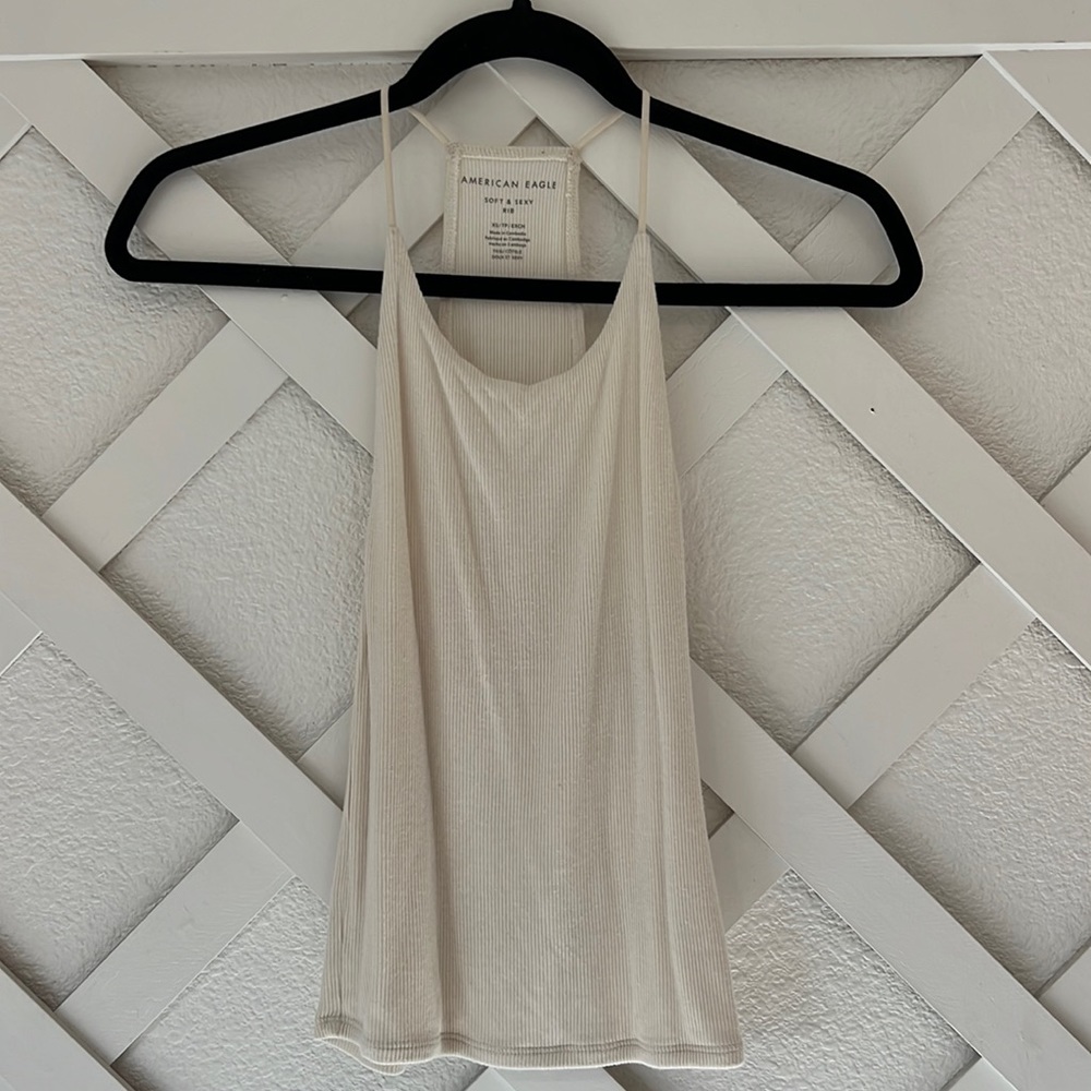 American Eagle Soft & Secy Ribbed Tank